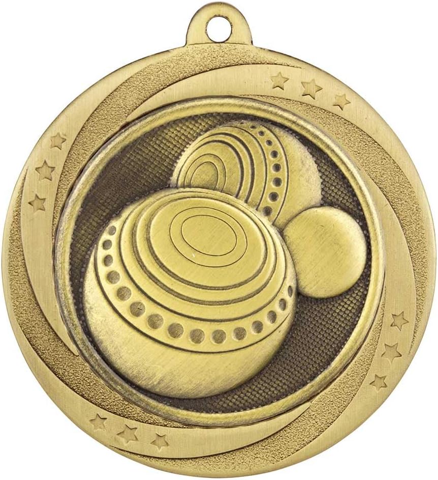 A1 PERSONALISED GIFTS SuperStar Lawn Bowls Medals and Ribbons