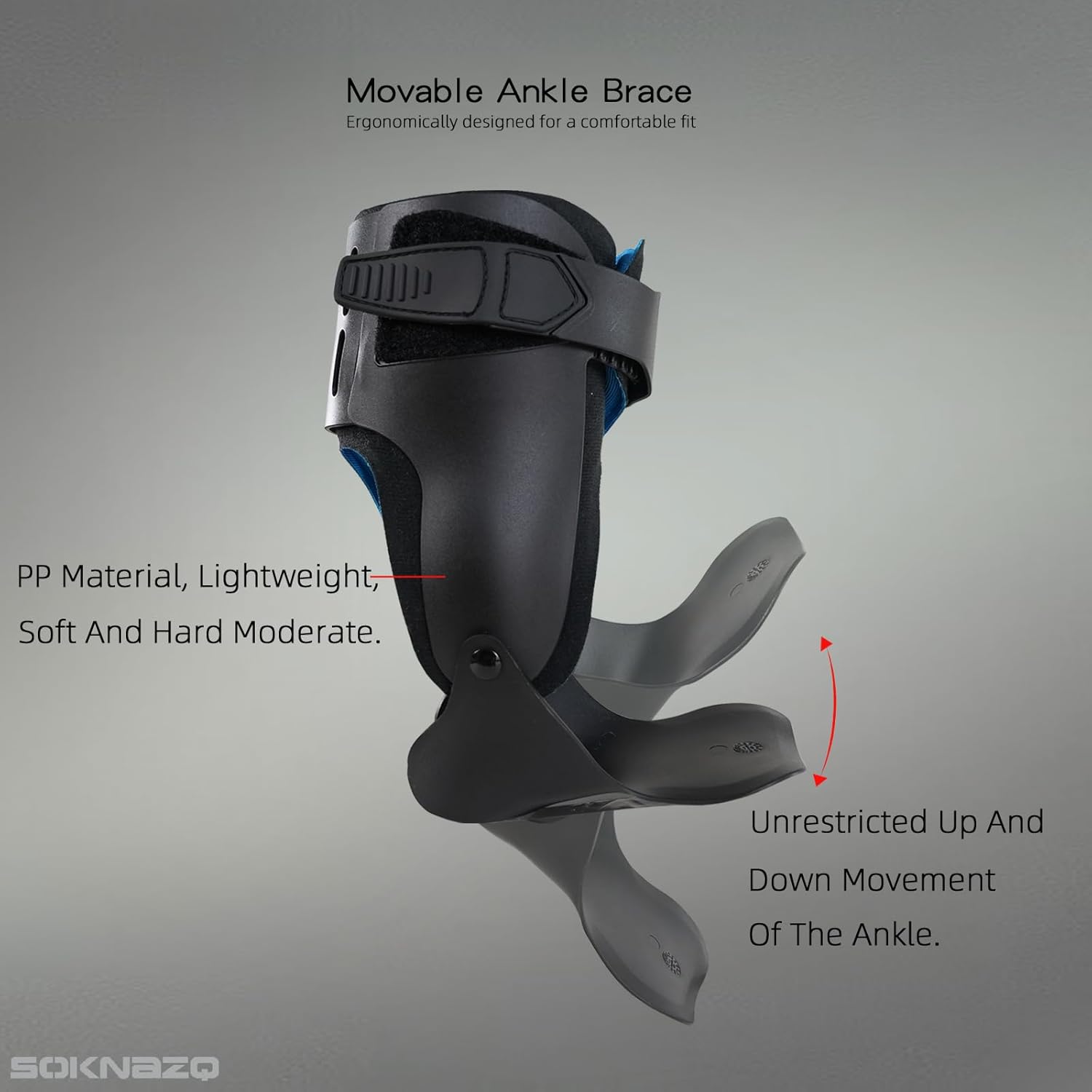 Ankle Support Brace, Ankle Stabiliser for Sprains, Tendonitis, Fracture Recovery Support, Ankle Support Wrap for Men and Women(Right,L)