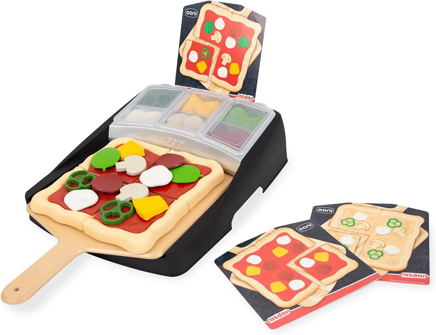 Casdon Ooni Pizza Topping Station | Toy Pizza Topping Station For Children Aged 3+ | Includes 24x Pizza Topping Pieces!