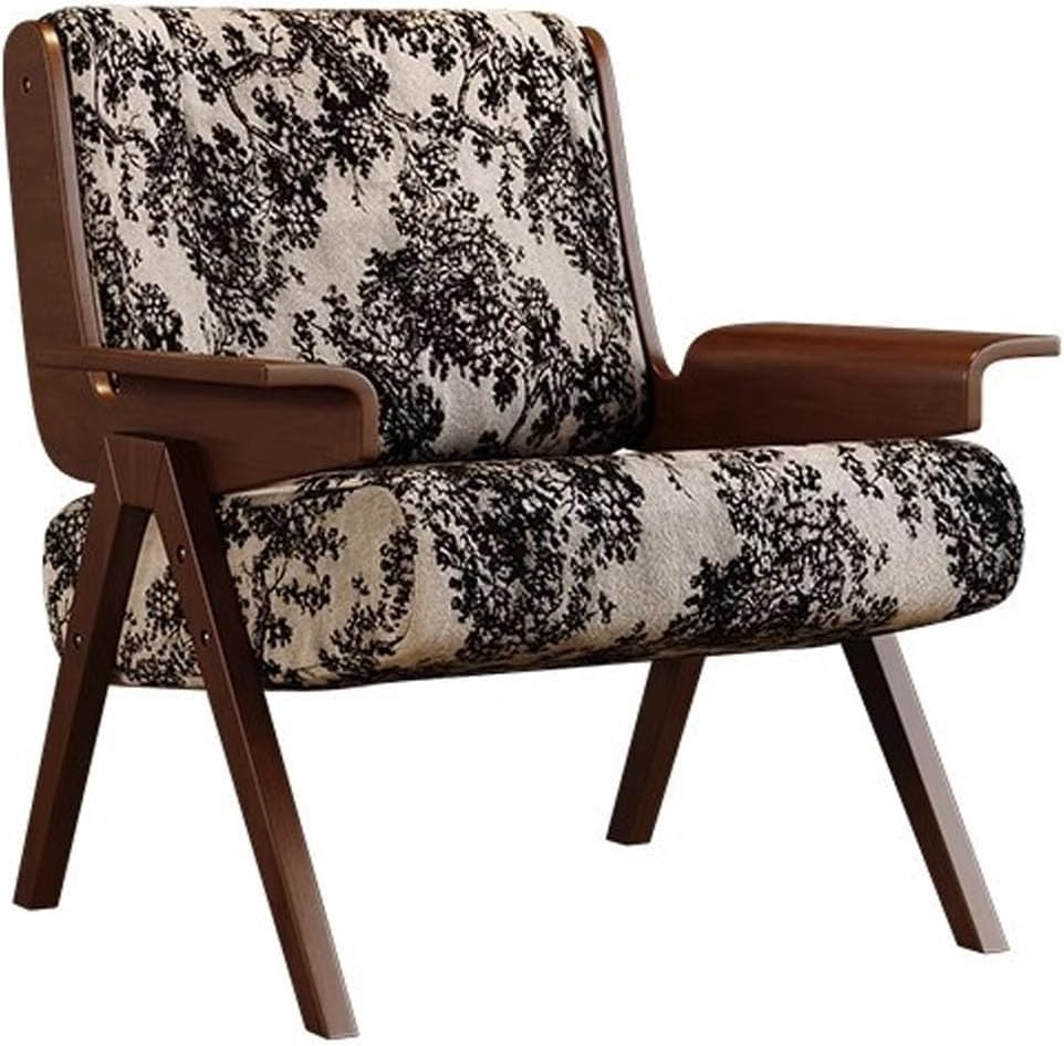 HUAYUSEDF Brown Frame Living Room Comfortable Bean Bag Chair Yangmei Tree Bedroom Lounge Armchair Balcony Creative Leisure Sofa Seat