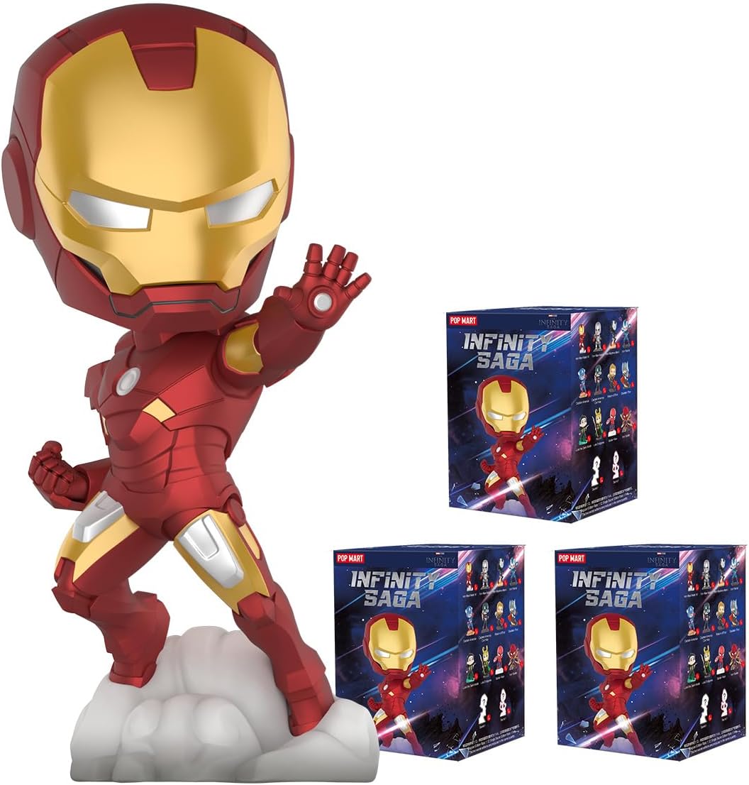 POP MART Marvel Infinity Saga Pop Figuren Series 3PC Premium Design Gifts for Women Fan-Favorite Collectible Chic Art Toy Action Figure