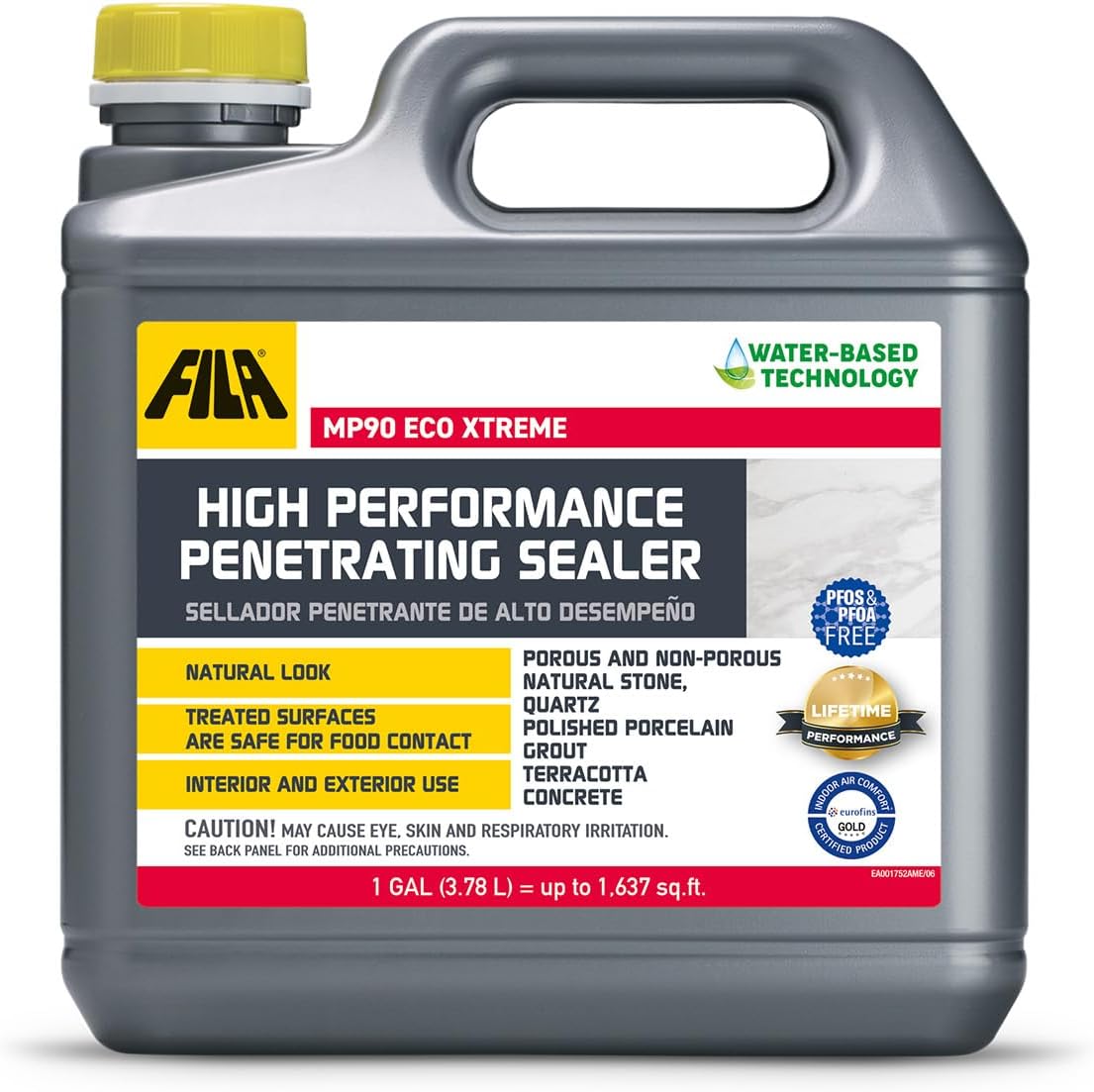 FILA Surface Care Solutions MP90 ECO Xtreme High Performance Penetrating Sealer, 1 GAL