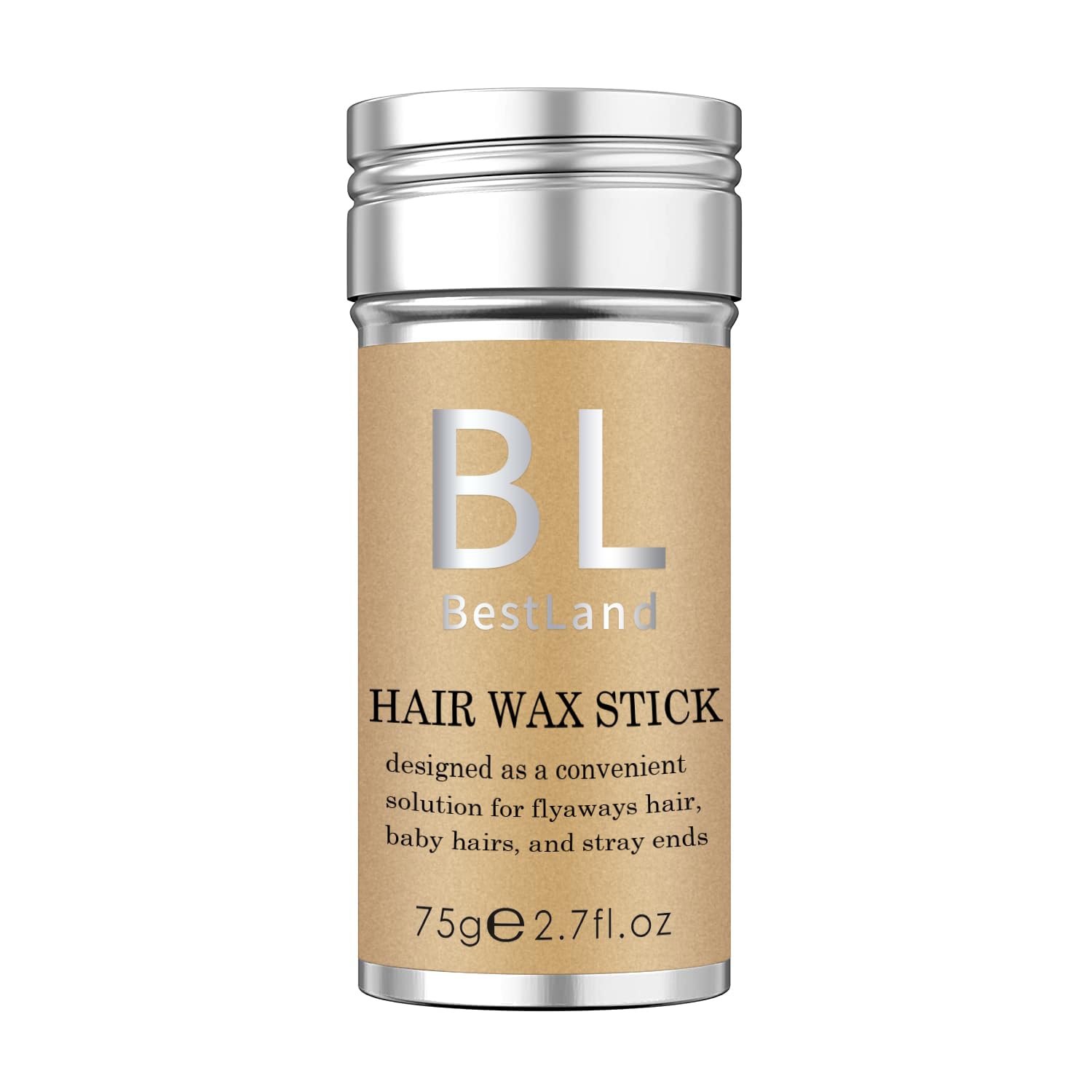 BestLand Hair Wax Stick – Non-Greasy, No-Residue Tamer for Flyaways, Frizz & Baby Hair, Styling Stick for Edges & Slick Back Looks, for Women, Men & Kids