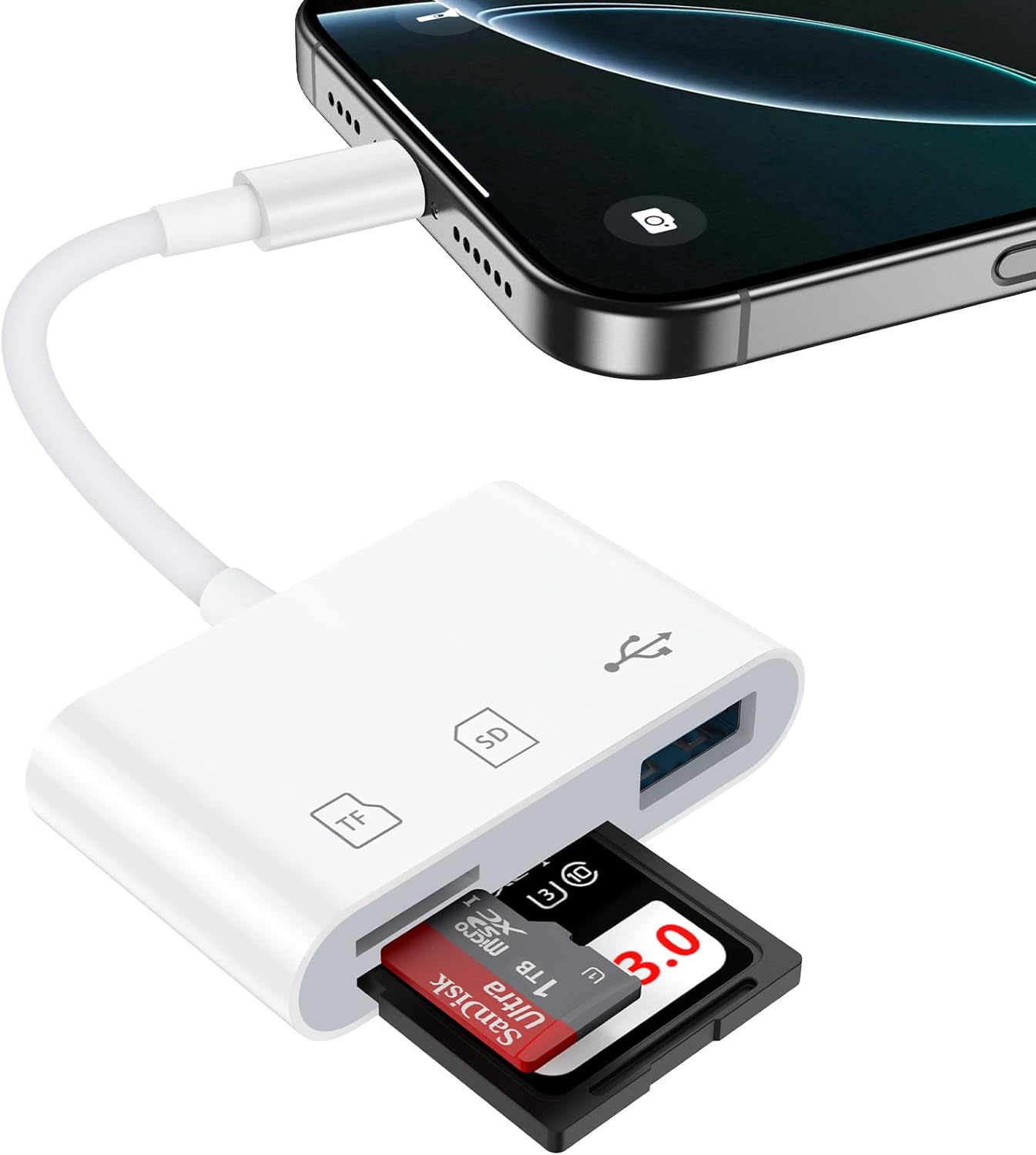 USB C SD Card Reader for Samsung Galaxy A36 A56 A16 5G A35 A15 A25 S25 Ultra S25+ A26 Android, Micro SD to USB C Memory Card Reader Digital Camera Adapter Viewer Dual Slot for Canon Nikon Sony Camera