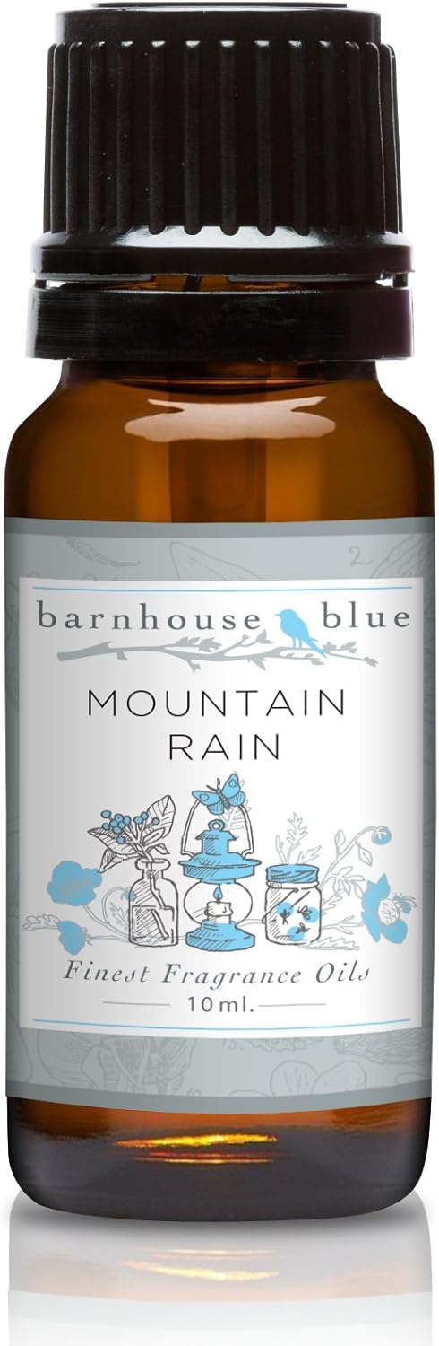 Barnhouse Blue Mountain Rain Premium Grade Fragrance Oils - for Candle, Soap Making, & More - 10ML