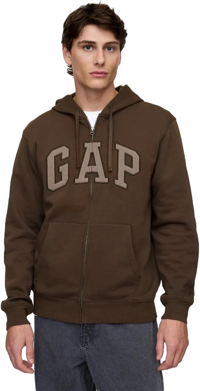 GAP Men's Heritage Logo Full Zip Hoodie