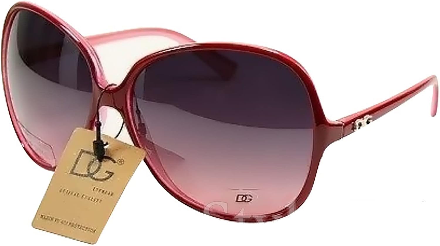 DG STUDIO Designer Limited Edition Women Ladies Girls Celebrity Shades Oversized Classic Large Retro Fashion Trendy Big UV400 Vintage Sunglasses Rose Pink