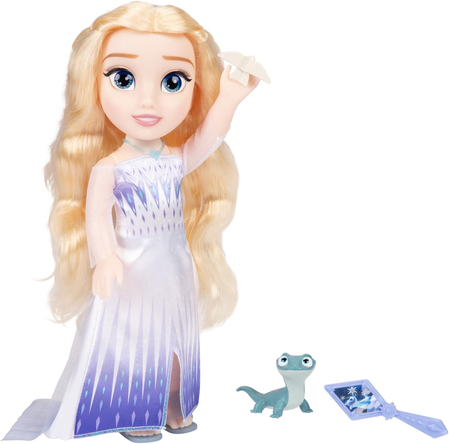 Disney Frozen My Singing Friend Elsa the Snow Queen Feature Doll, 14” / 35 cm Tall Doll Sings and Says Over 10 Story-Inspired Phrases, Accessories Included For Added Play, Perfect For Girls Aged 3+