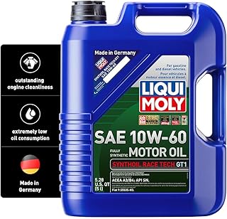 LIQUI MOLY Synthoil Race Tech GT1 SAE 10W-60 | 5 L | Fully synthetic engine oil | SKU: 2024