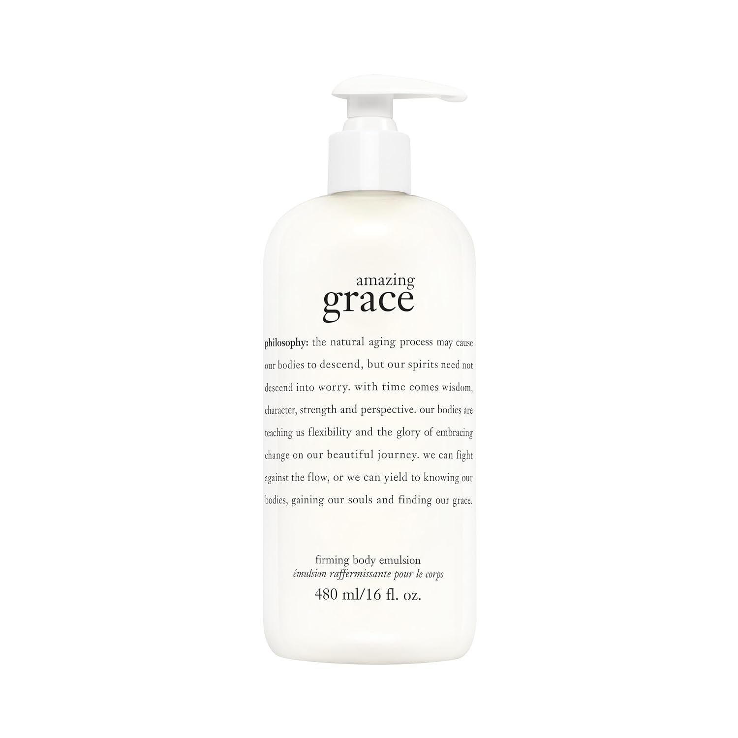 philosophy amazing grace firming body emulsion, 16 fl oz.