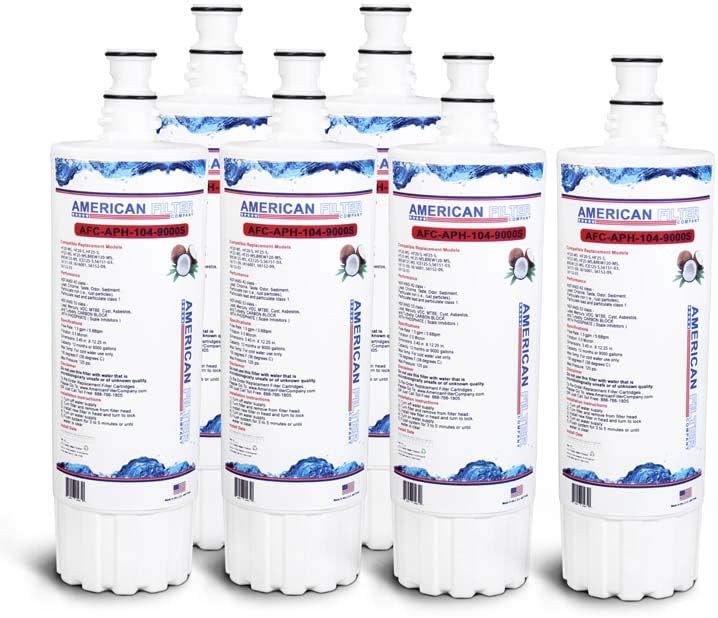 AFC Brand, water filter, Model # AFC-APH-104-9000S, Compatible with Aqua-Pure (R) HF25-S Filters 6-Filters