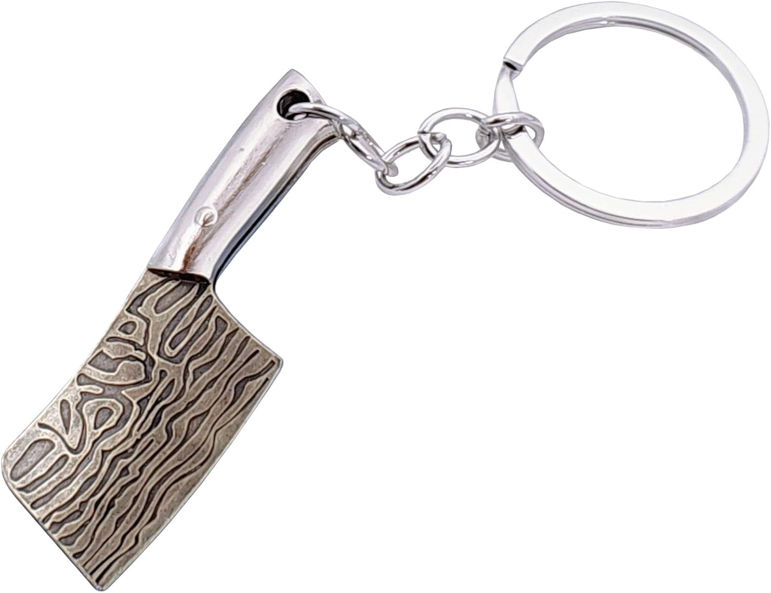 INSTITIZER Fake Knife Keychain for Men - Creative Kitchen Knives Pendant Key Holder - Chef Knife Keychain - Graduation Gift