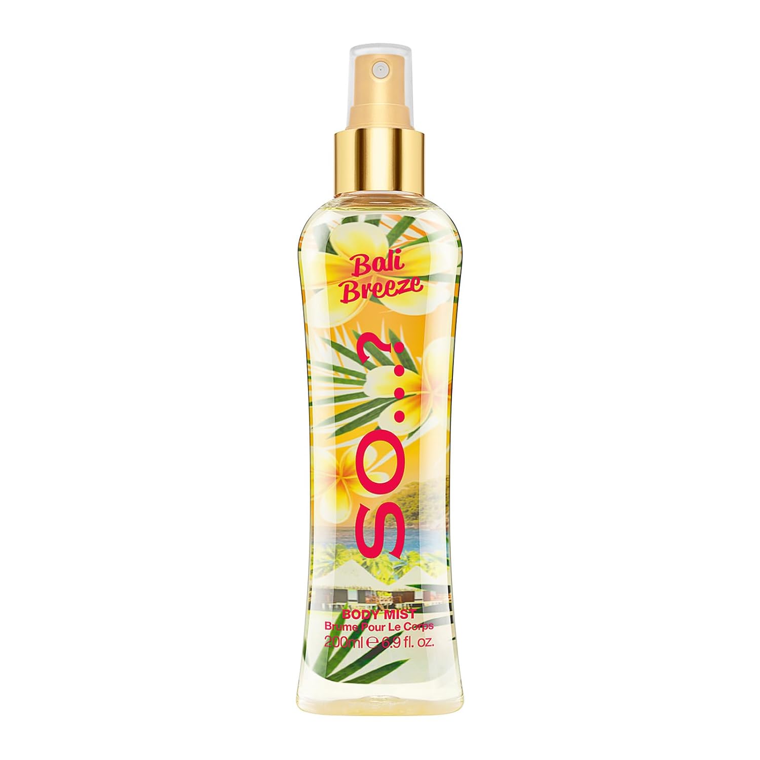 So…? Bali Breeze Body Mist - Perfume for Women with Tropical Aroma - Body Spray for Women with Coconut, Almond and Vanilla Notes - 6.9 oz