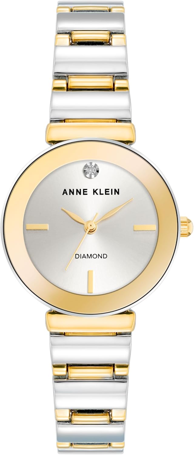 Anne Klein Women's Genuine Diamond Dial Bracelet Watch