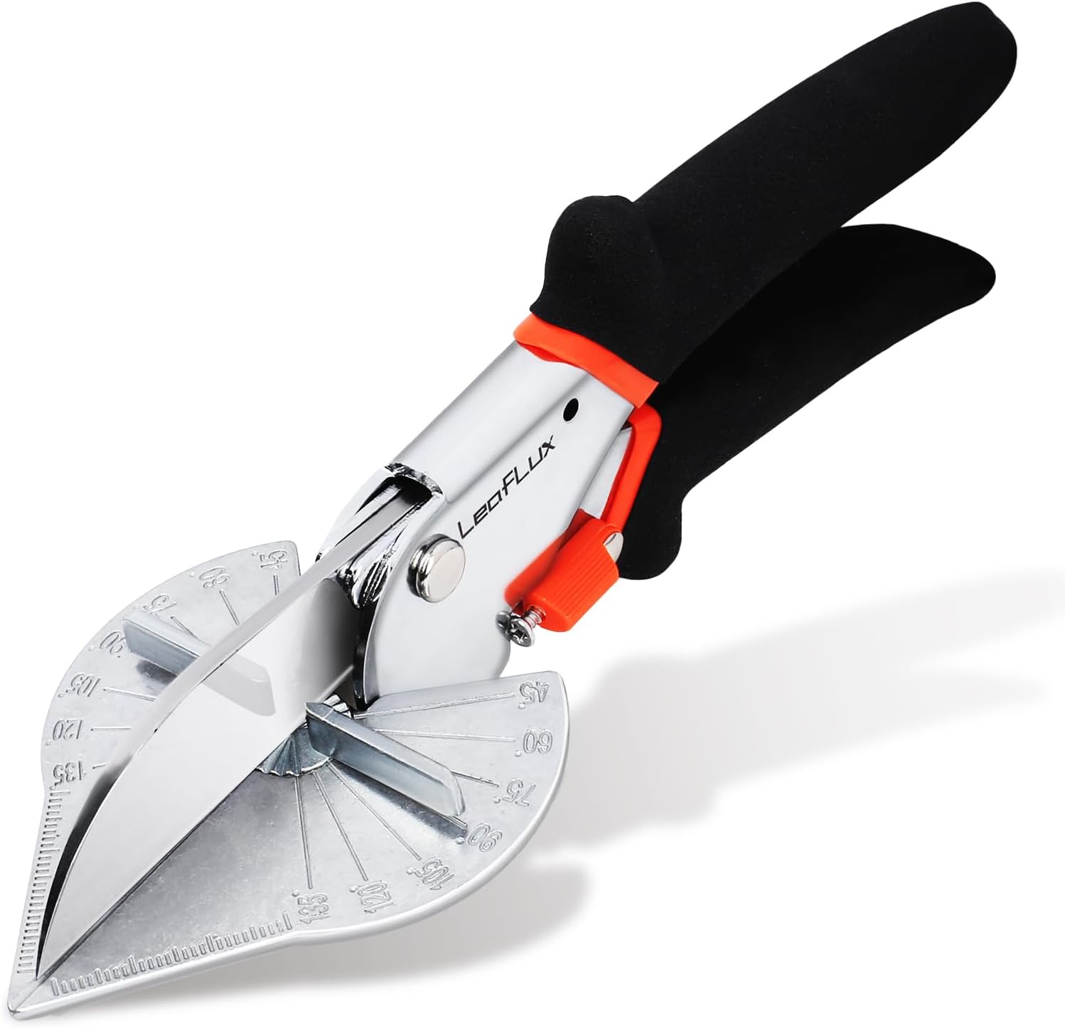 Miter Shears, Multifunctional Trunking Shears for Angular Cutting of Moulding and Trim, Adjustable at 45 to 135 Degree, Hand Tools for Cutting Soft Wood, Plastic, PVC, |LFXP3101S