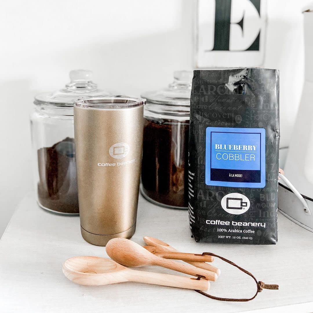Blueberry Cobbler by Coffee Beanery | 12oz Flavored Whole Bean Coffee Medium Roast Coffee | 100% Specialty Arabica Coffee Whole Bean | Gourmet Coffee Whole Beans