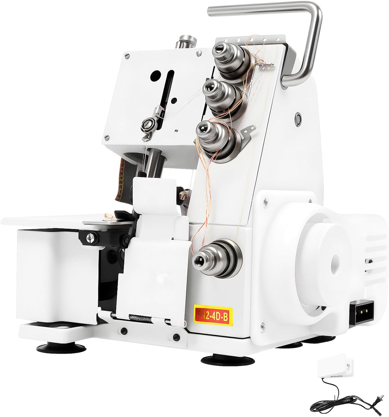 Serger Overlock Sewing Machine 4-Thread, 1200 SPM, 2.5–3.2 mm Needle Pitch