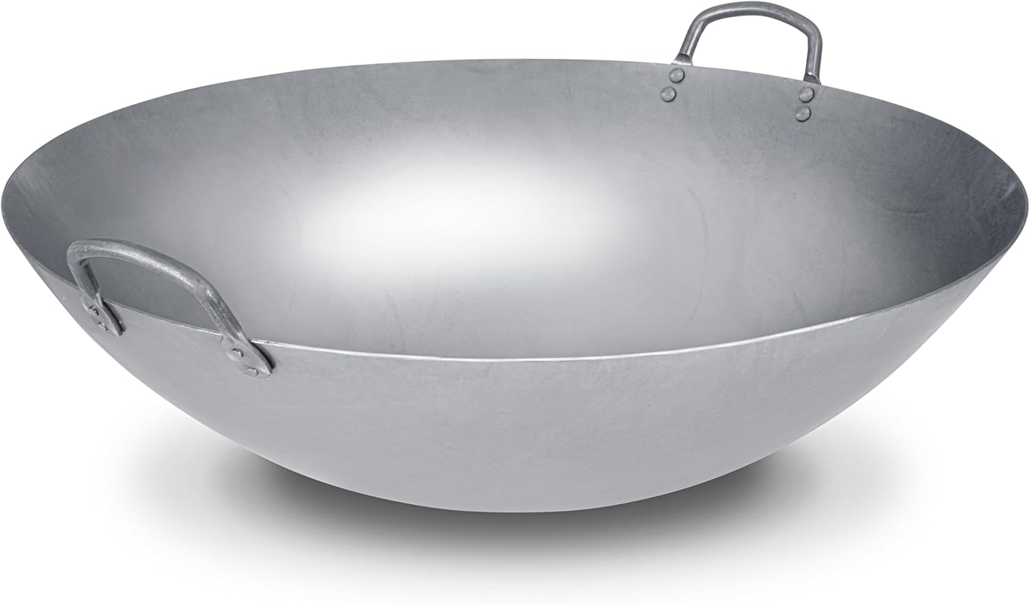 Craft Wok Extra Large 21-Inch Heavy Canton Style Hand Hammered Carbon Steel Wok (Round Bottom) / 731W194X