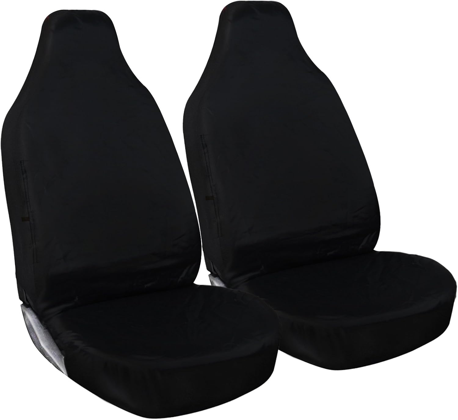 Shield Autocare SC57119-2X PREMIUM BLACK HEAVY DUTY WATERPROOF SINGLE SEAT COVER-EASY FIT SEAT PROTECTOR WITH SLITS ARM REST/SEAT BELT FOR CAR & VAN