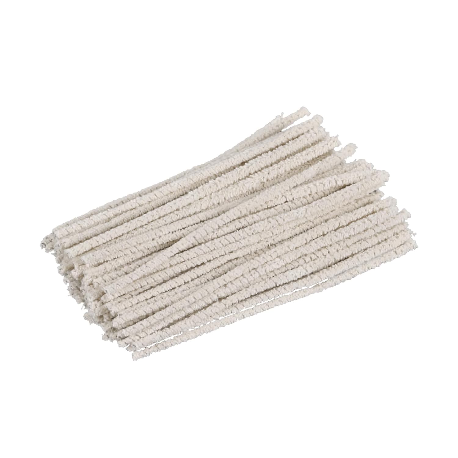 100 Pieces of 6-inch conical Pipe Cleaner, Made of Pure Cotton Without Falling Debris, Used for Removing Tar, Resin, and dust