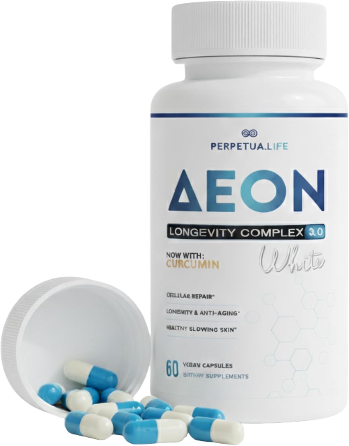 AEON Longevity Complex White Supplement, 60 Capsules