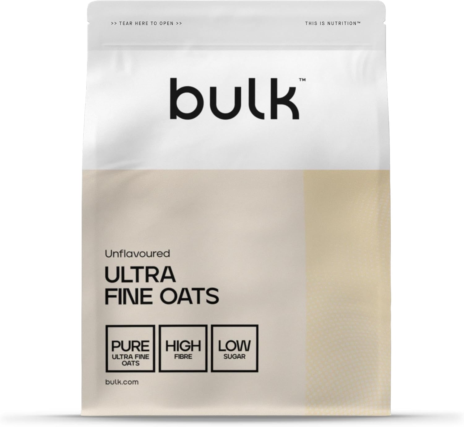Bulk Ultra Fine Scottish Oats, 2.5 kg, 50 Servings, Packaging May Vary