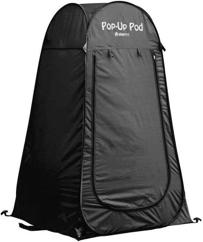 GigaTent Pop Up Pod Changing Room Privacy Tent – Instant Portable Outdoor Shower Tent, Camp Toilet, Rain Shelter for Camping & Beach – Lightweight & Sturdy, Easy Set Up, Foldable - with Carry Bag