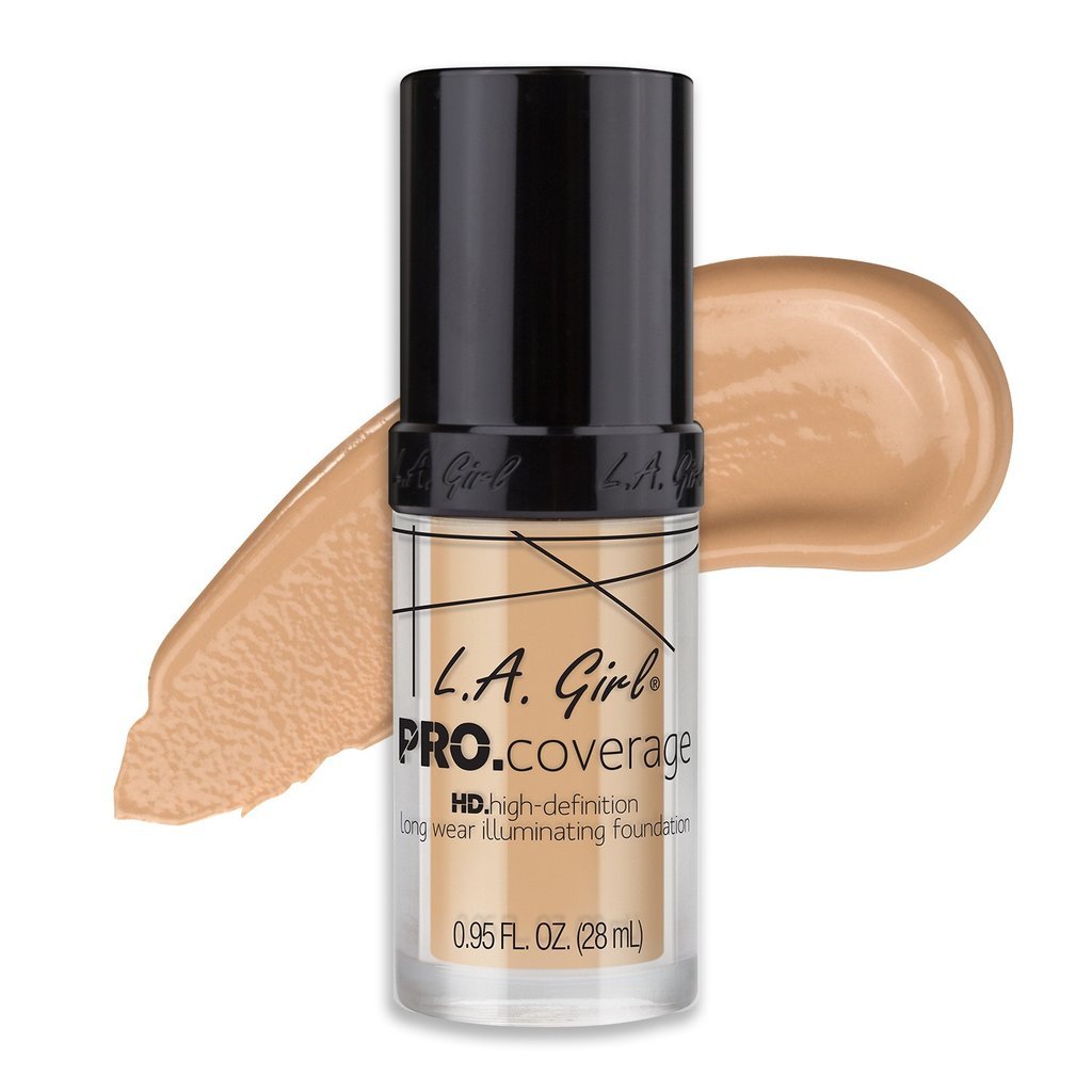 L.A. Girl Pro Coverage Liquid Foundation, Fair, 0.95 Fl Oz