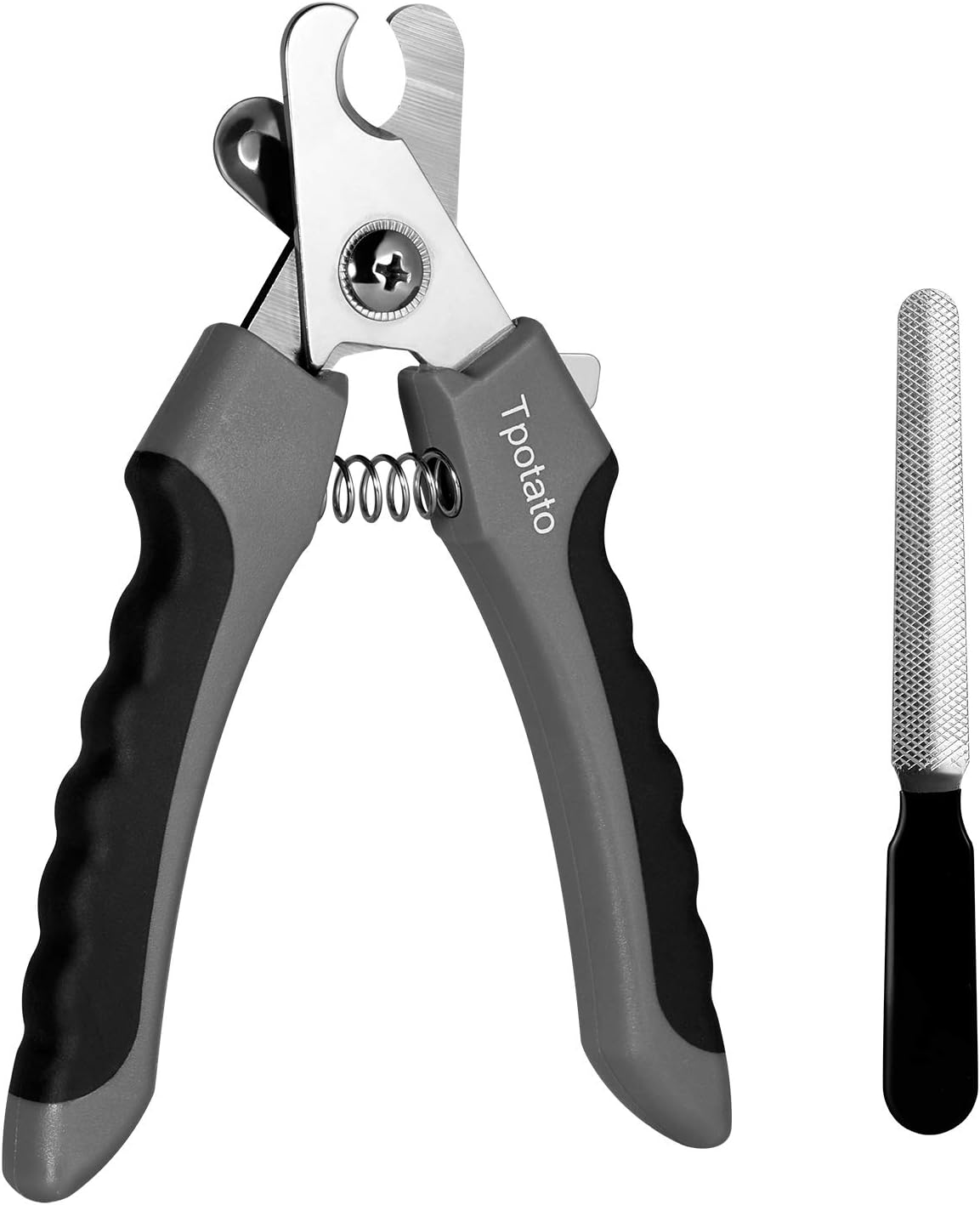 Tpotato Dog Nail Clippers,Dog Nail Trimmers for Large Breed Dog with Quick Sensor,Safari Professional Cat Nail Clipper with Safety Guard and Nail File.