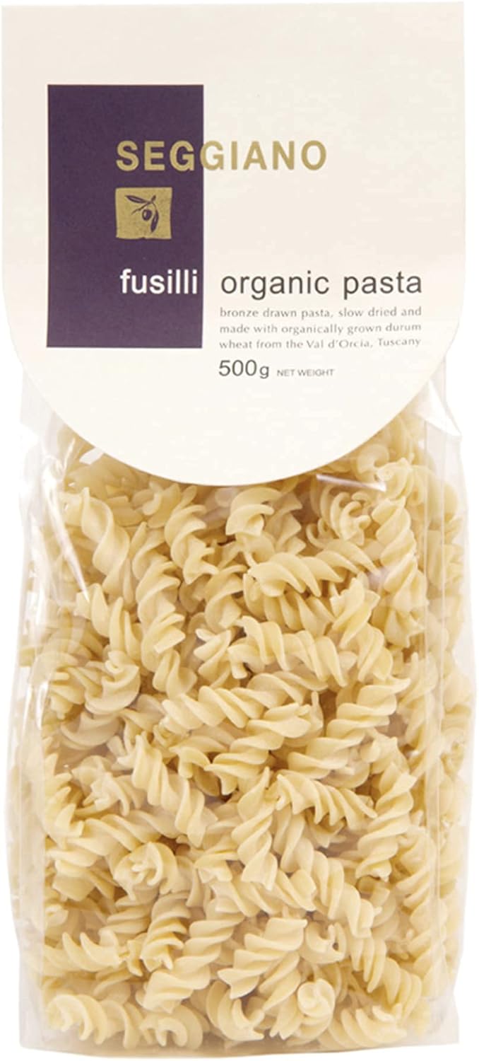 Seggiano Organic Fusilli Pasta, 500 g, Pack of 1