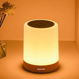 Night Light for Kids Baby, Dimmable Touch Lamp for Nursery, 11 RGB Colors 5 Brightness, Portable Rechargeable Bedside Table Lamp for Nightstand, Kids Night Light for Bedroom Living Room
