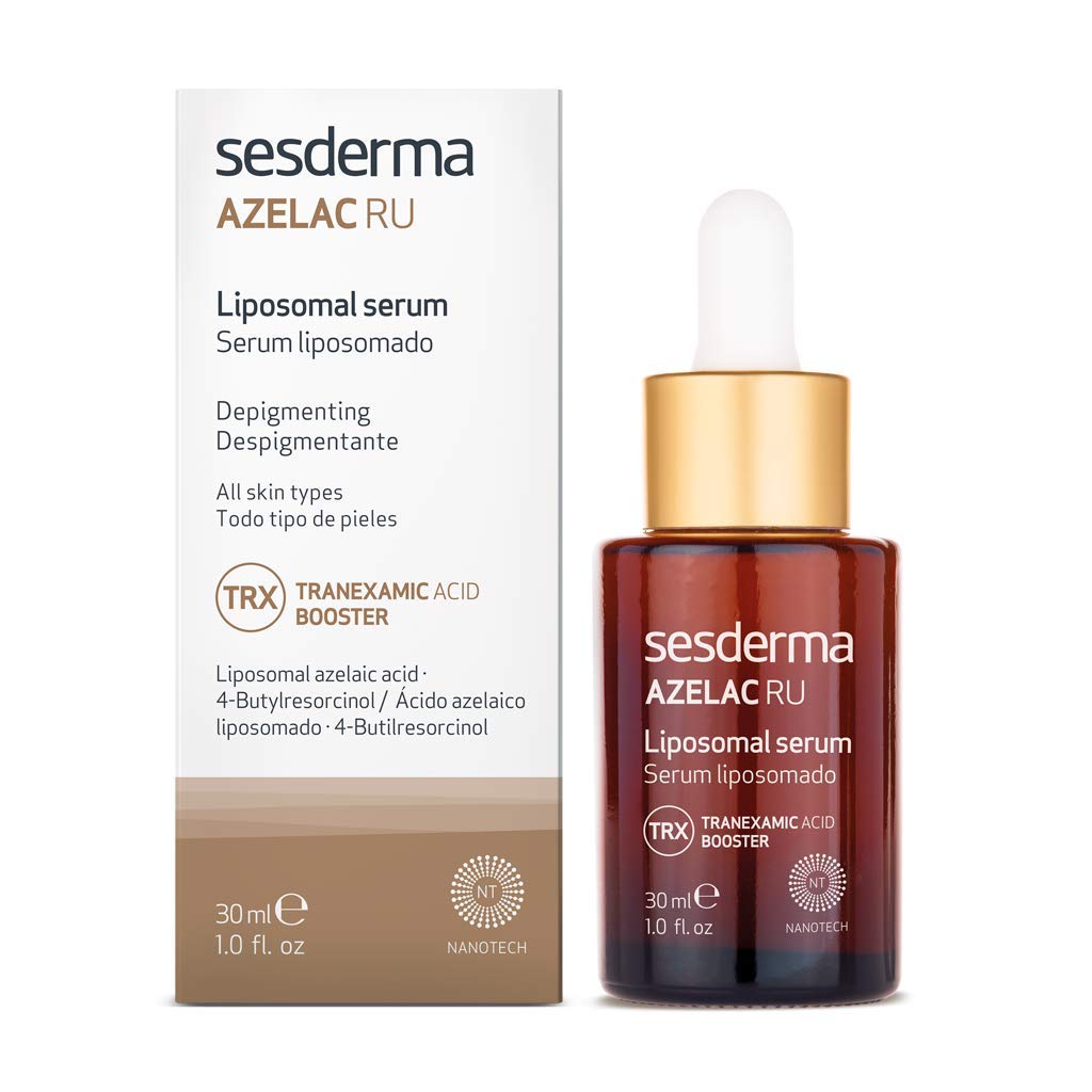 Sesderma AZELAC RU Liposomal Facial Serum 1.0 fl. Oz for Sun Spots, Age Spots and Hyperpigmentation