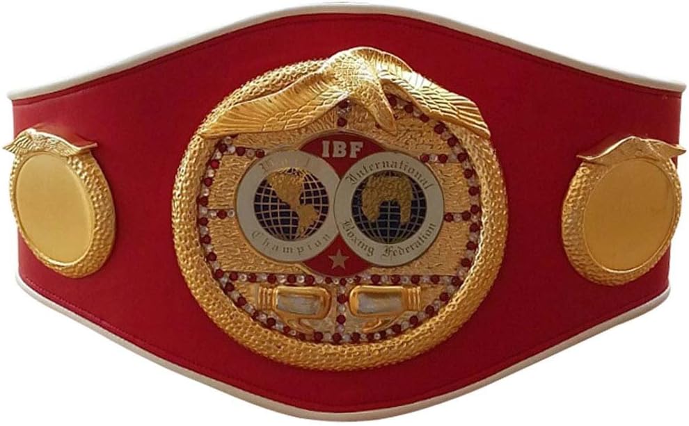IBF Boxing Championship Belt Replica International Boxing Federation Adult