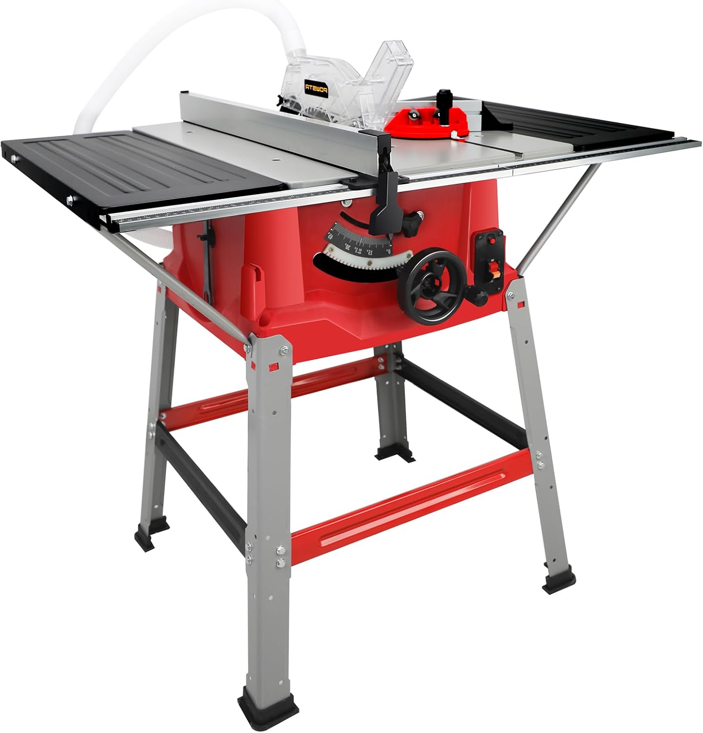 Table Saw with Stand 10-Inch,15A 5000 RPM Portable Jobsite Table Saw