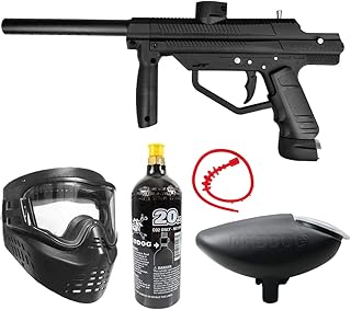 Maddog JT Stealth Semi-Automatic .68 Caliber Bronze Paintball Gun Starter Package
