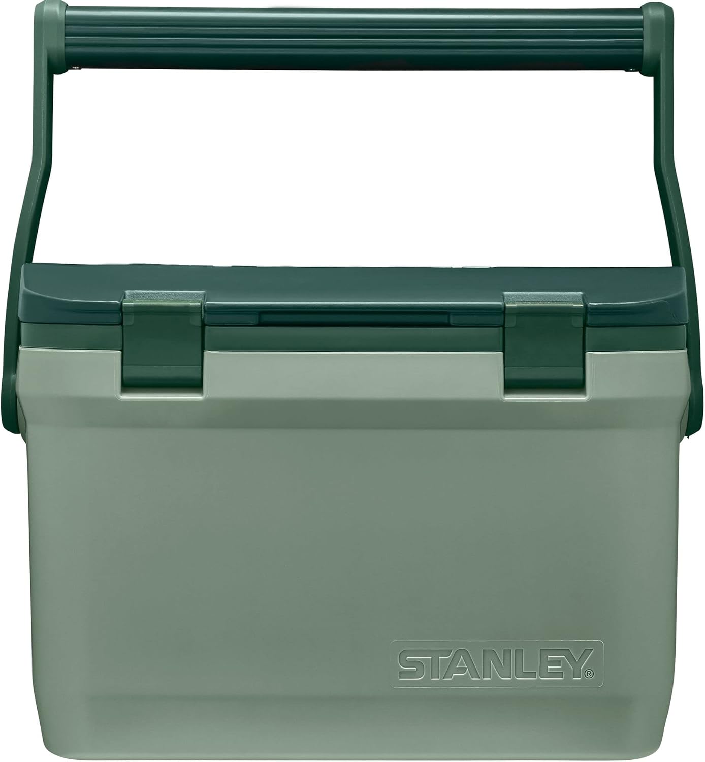 Stanley Adventure Outdoor Cooler 16 qt | Heavy Duty Outdoor Camping Cooler with Easy Carry Top Handle | 36 Hour Cooling Ice Chest for 21 Cans| BPA-Free | Stanley Green