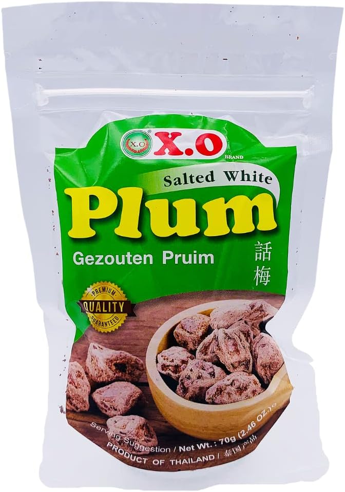 Authentic Thai Dried Salted Plum (White) 70g by XO