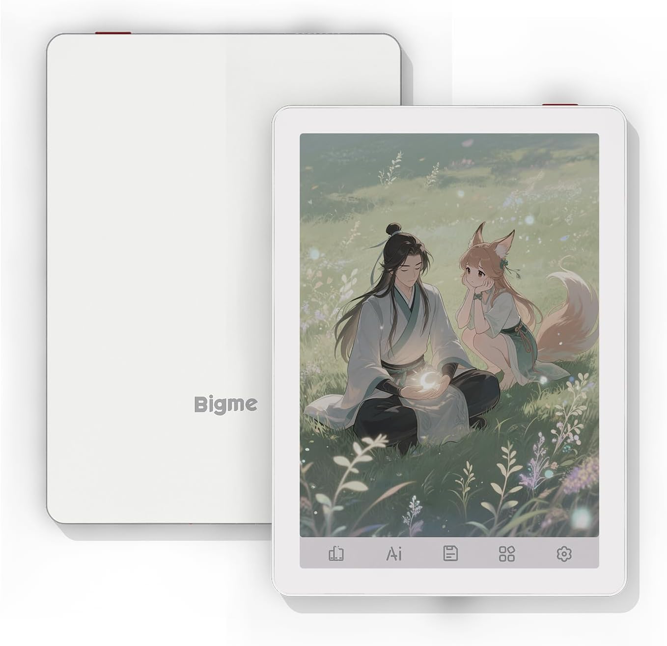 Bigme B6 Color E-Reader, Colour eBook Readers 6 Inch E-Ink eReaders Digital ePaper Tablet with Android 14, 4GB+64GB, Adjustable Front Light eReader Device with Audiobook Translator Voice Recorder