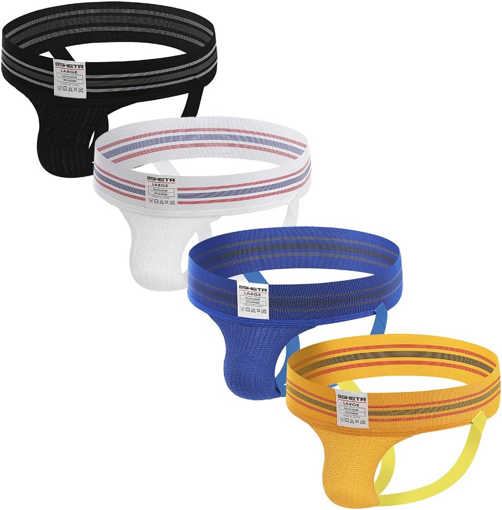BSHETR Men's Athletic Supporters Jockstrap Active Underwear