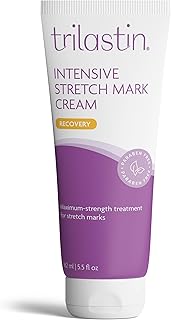 TriLASTIN-SR Vitamin-Infused Intensive Stretch Mark Cream (5.5 oz) for Pregnancy | Scar Cream and Moisturizing Lotion | Cocoa Butter | Scar Treatment | Hypoallergenic and Paraben-Free