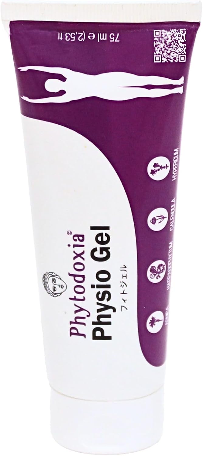 PHYTODOXIA Physio Gel 75 ml | Refreshing Gel with Arnica and Devil’s Claw – Soothing Botanical Formula for Muscles, Back, Neck and Joints – Ideal for Massage, Tired Areas and Daily Care