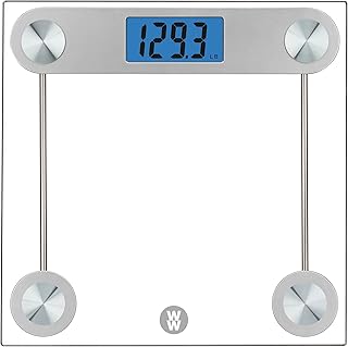 Weight Watchers Scales by Conair Scale for Body Weight, Digital Bathroom Scale in Clear