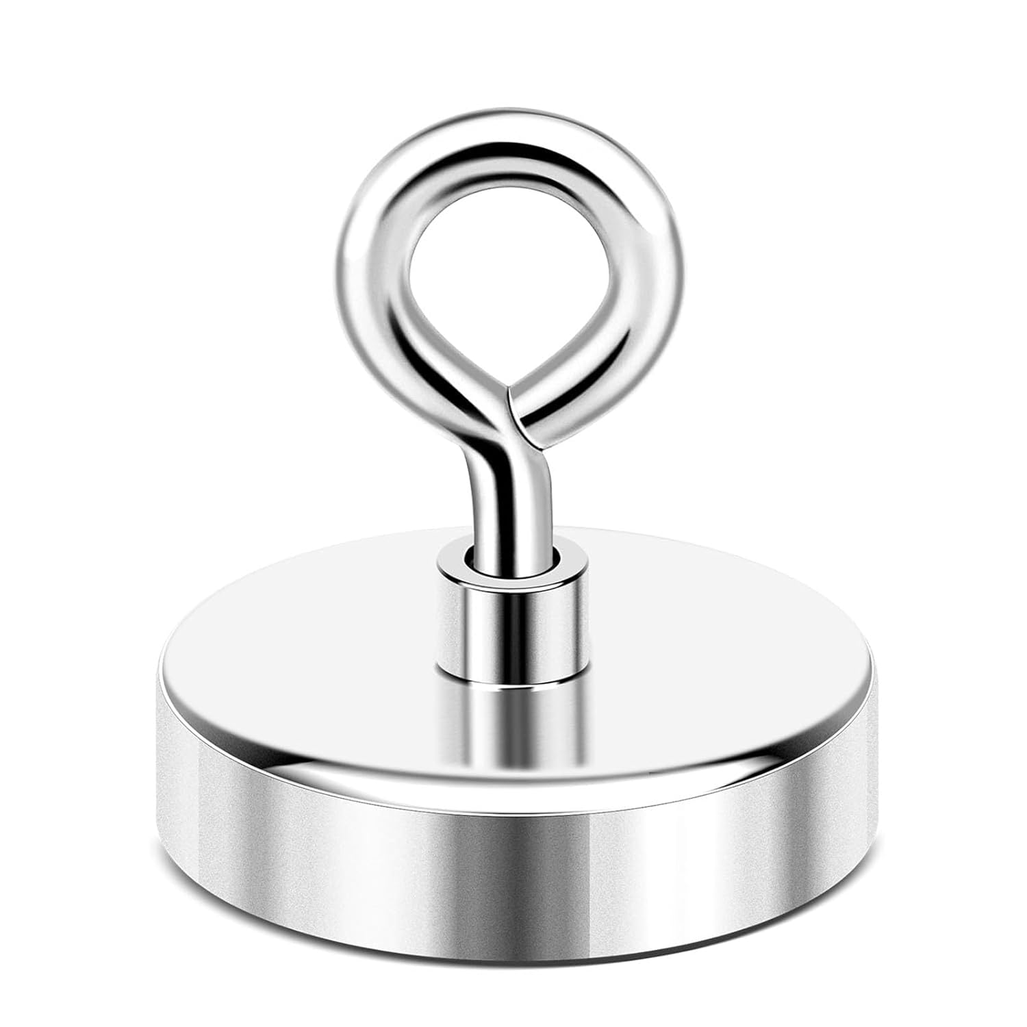 DIYMAG Strong Neodymium Fishing Magnets, 330 lbs(150 KG) Pulling Rare Earth Magnet High Power with Handle Diameter 2 inch(50mm) for Retrieving in River and Magnetic Fishing