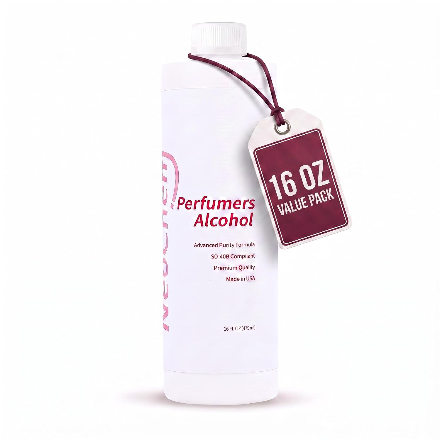 Perfumers Alcohol SD 40B Denatured Ethanol for DIY Perfume Base 16oz