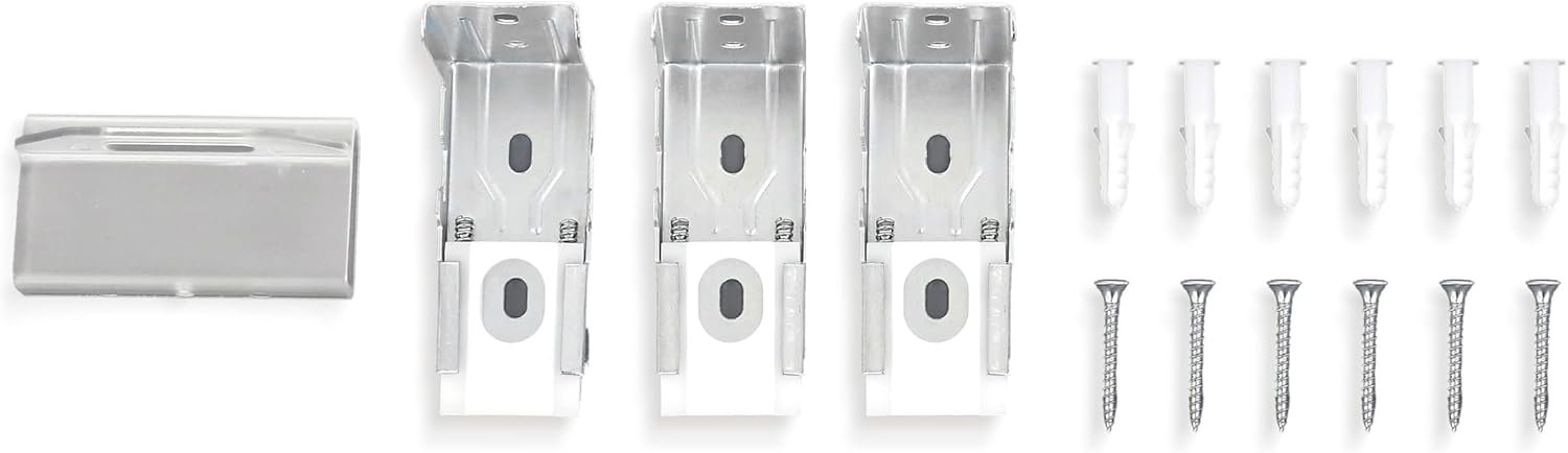 AOSKY Free-Stop Roller Shade Accessories, Replacement Installation Brackets, Easy to Install Roller Blinds Repair Kit