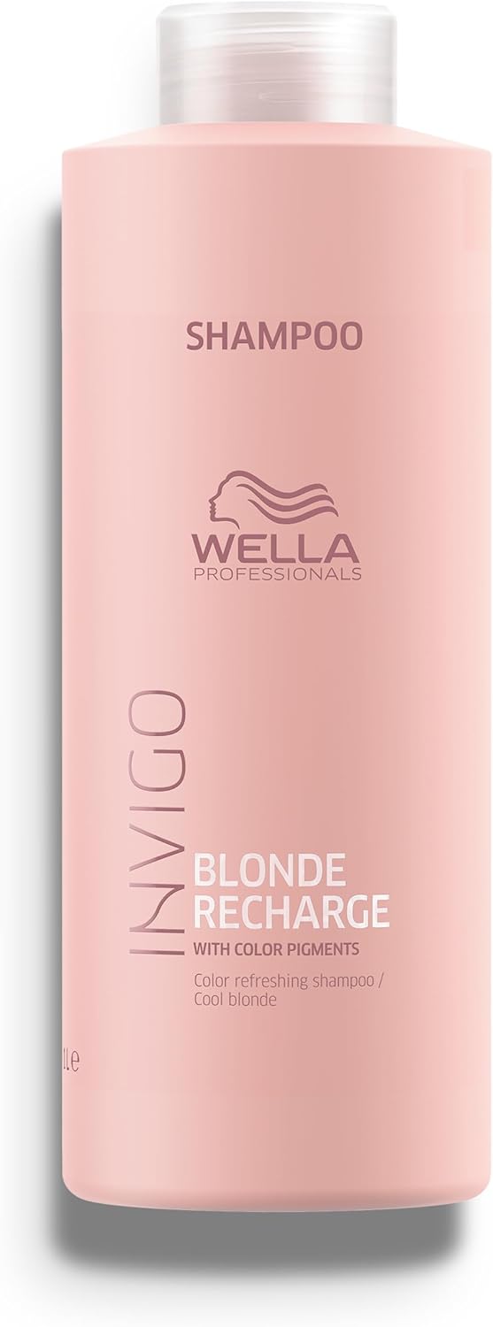 WELLA Professionals Invigo Blonde Recharge Colour Refreshing Shampoo - Cool Blonde 1,000ml
