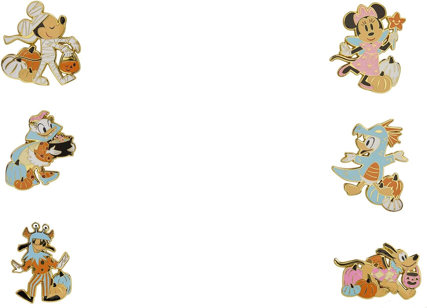 Loungefly Disney Mickey and Friends Halloween Costume Mystery Box Pin [ONE RANDOM PIN]