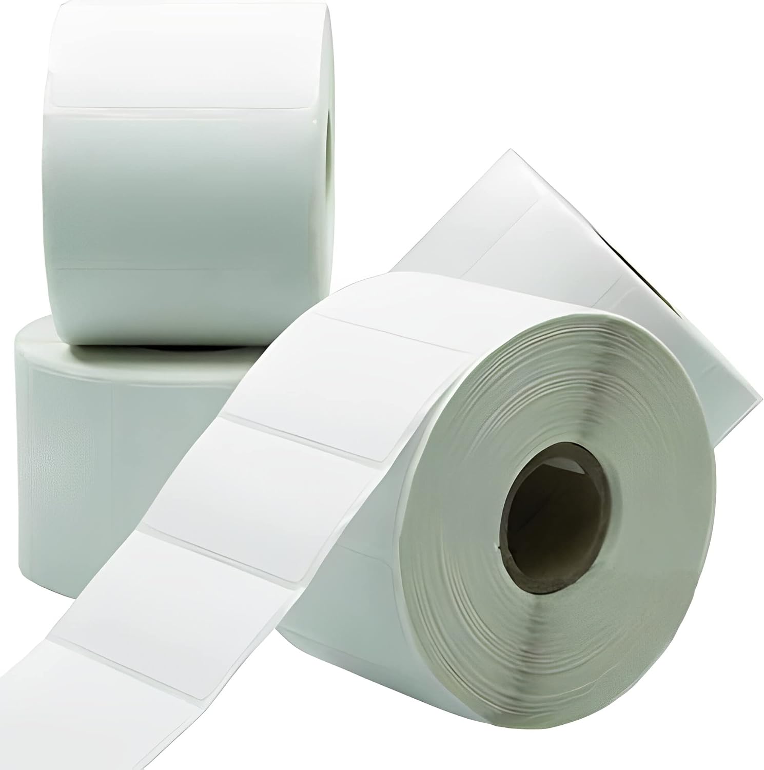 Premium, Extra Sticky 2.25x1.25in Direct Thermal Label 12 Pk. Bulk (12,000) Perforated Top Coated, Self Adhesive Stickers for FNSKU Barcode. Zebra Printer Compatible. Packaging and Shipping Supplies