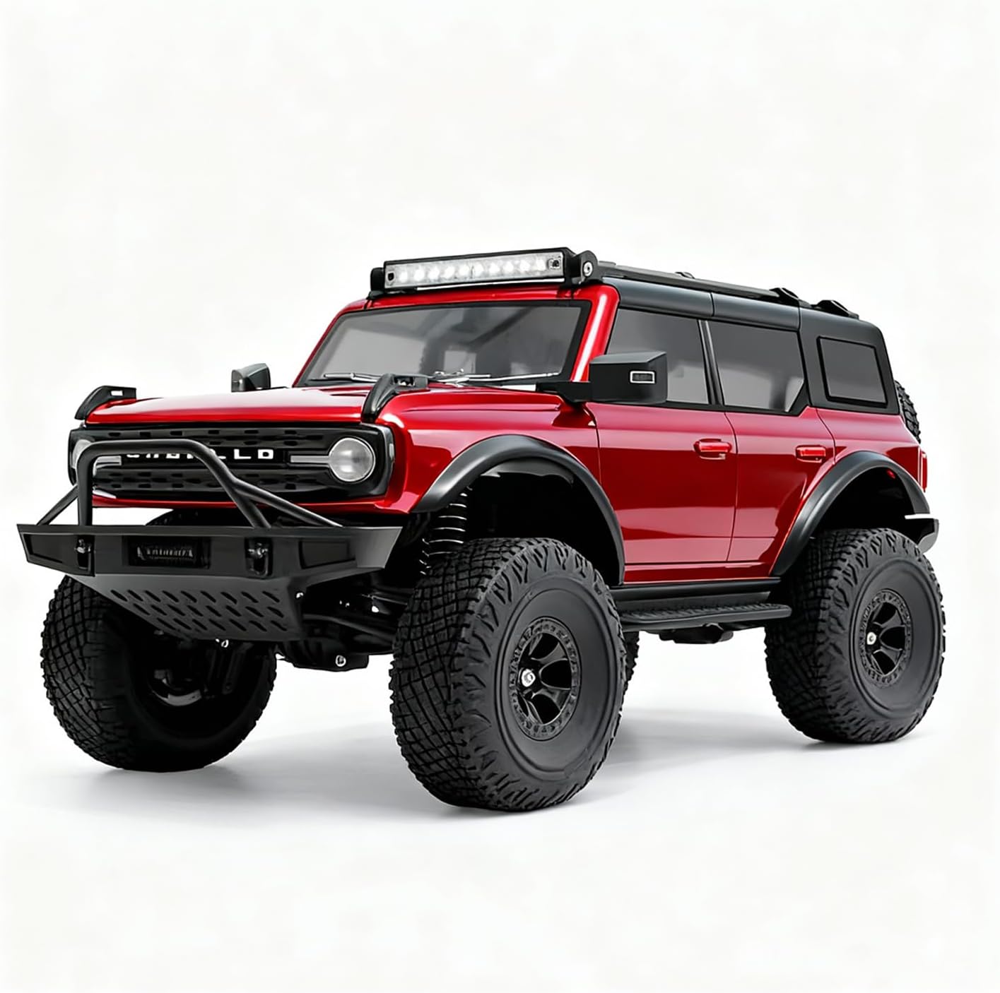 YUCT Wltoys 184023 1/18 RC Rock Crawler-4WD Remote Control Crawler 9KM/H Off-Road Climbing Car for Adults Proportional Throttle Steering LED Lights (Red)