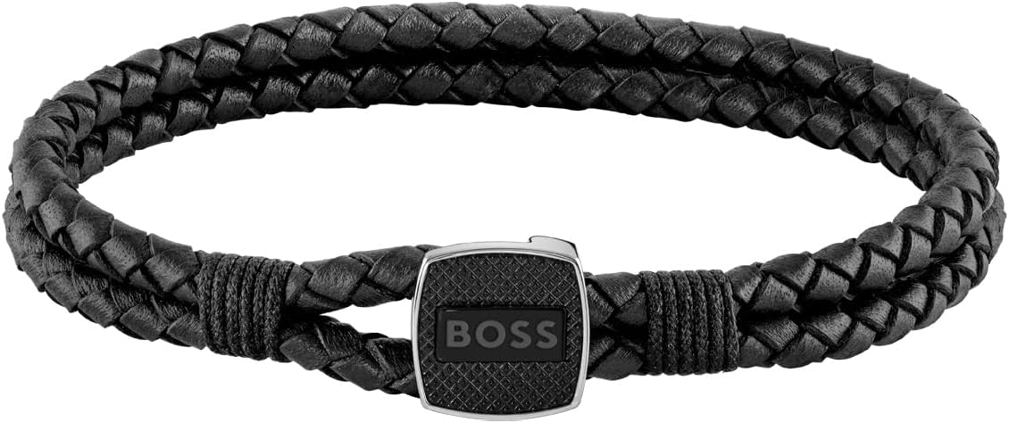 BOSS Jewelry Men's SEAL Collection Bracelet available in Black, Brown or Blue